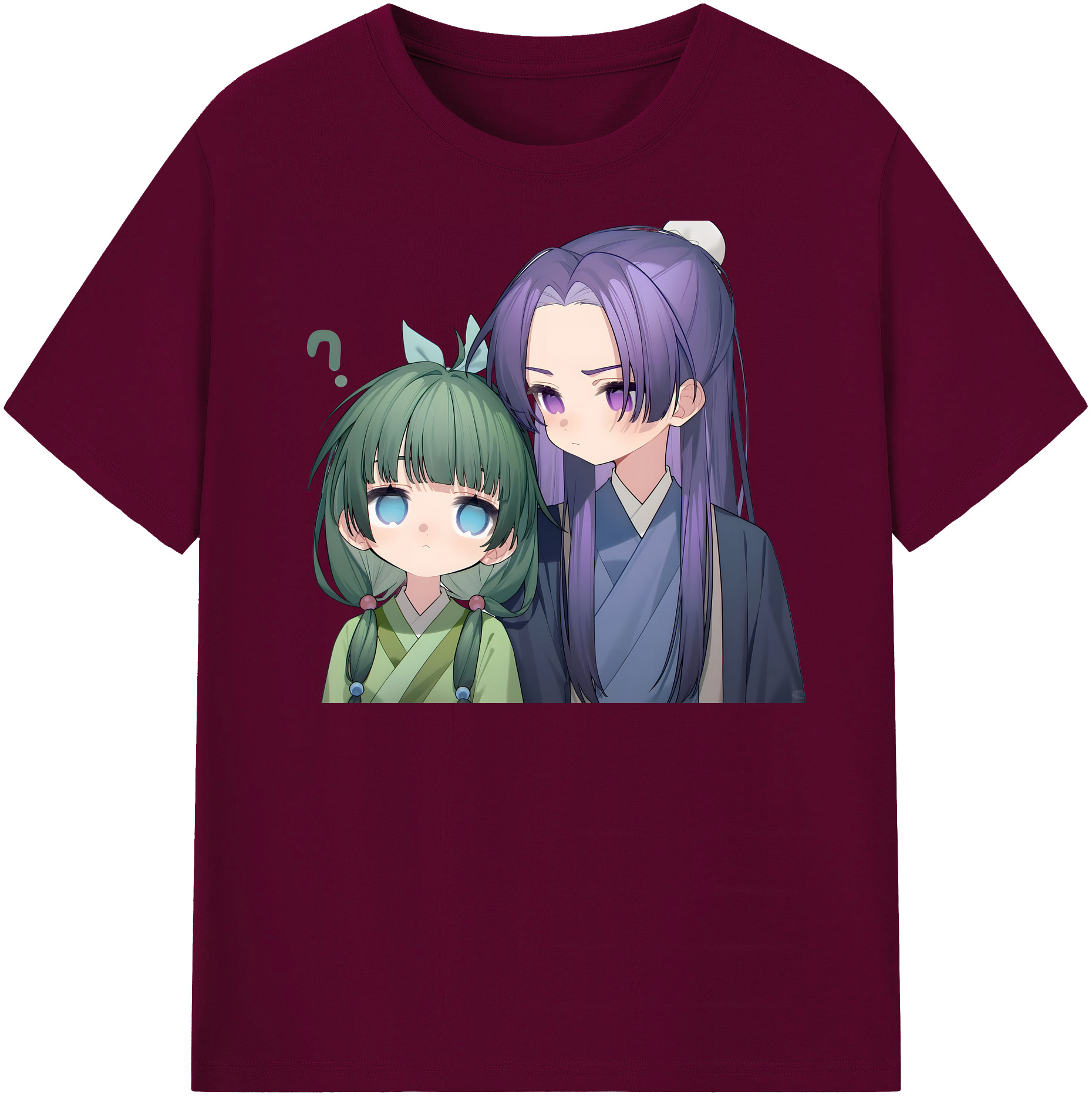 （画像用） 薬屋のひとりごと The Apothecary Diaries レディースカジュアルプリントTシャツ（綿100％）